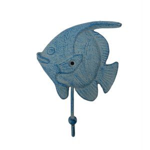 Blue Angel Fish Cast Iron Hook